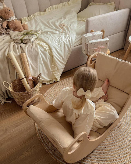 Durable plywood children’s rocking chair