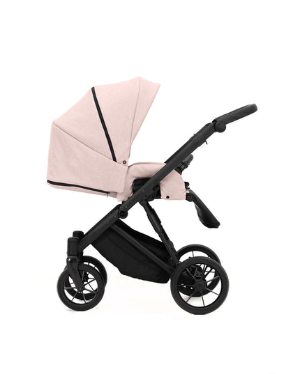 Kunert Ivento Stroller Color: Ivento Smoky Pink Frame Color: Black Frame Combo: 2 IN 1 KIDZNBABY