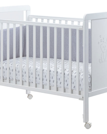 modern white baby cot design
