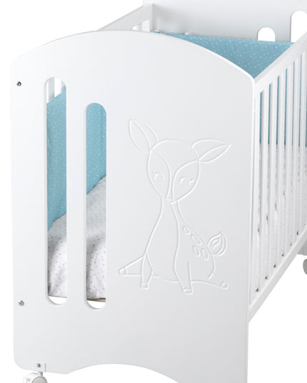 drop side crib with wheels