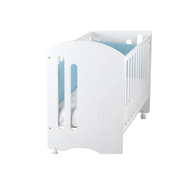 drop side crib with wheels