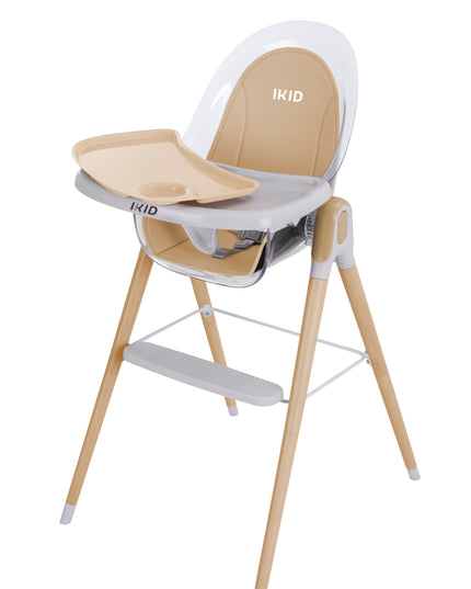 ikid piccola evolutive high chair beige