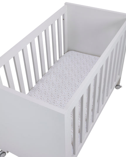 ikid baby cot with wheels and brakes
