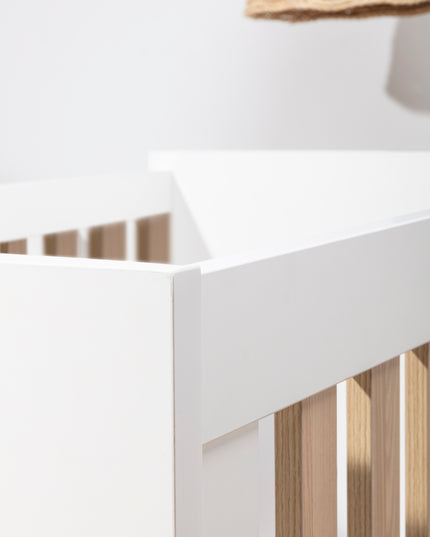 kidznbaby stylish nordic baby crib design