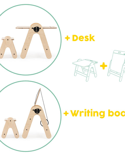 Lightweight children’s activity furniture