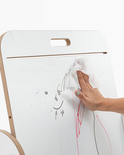 Creative toddler furniture with writing board