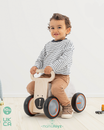 Soft sponge seat toddler ride‑on toy