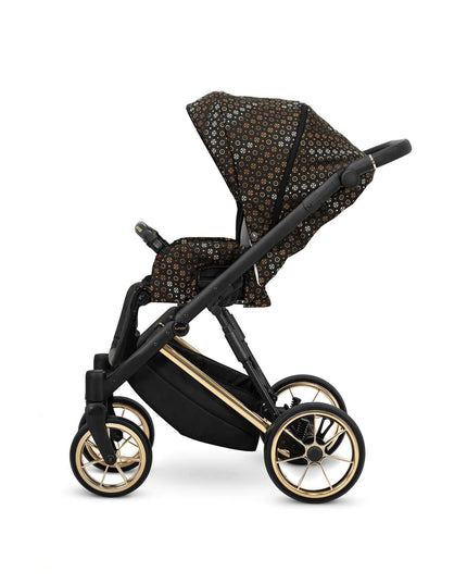 Kunert Ivento Stroller Color: Ivento Black Style Frame Color: Golden Frame Combo: 2 IN 1 KIDZNBABY