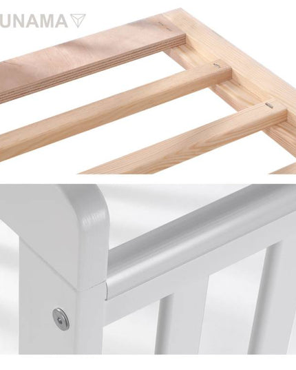 junama white crib elegant minimalist design