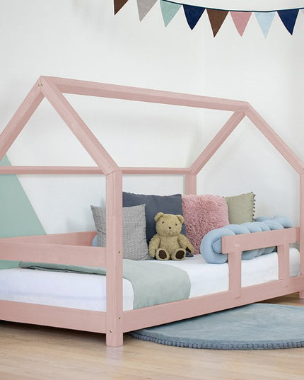 Modern kids’ room with Benlemi TERRY house bed centerpiece