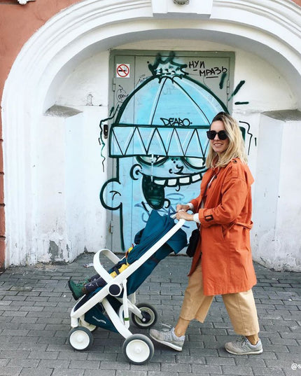 Durable recycled frame Greentom stroller