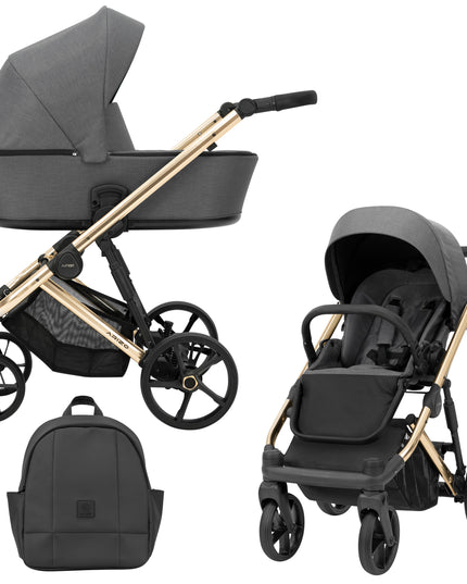 Kunert ARIZO Stroller Graphite Golden Frame