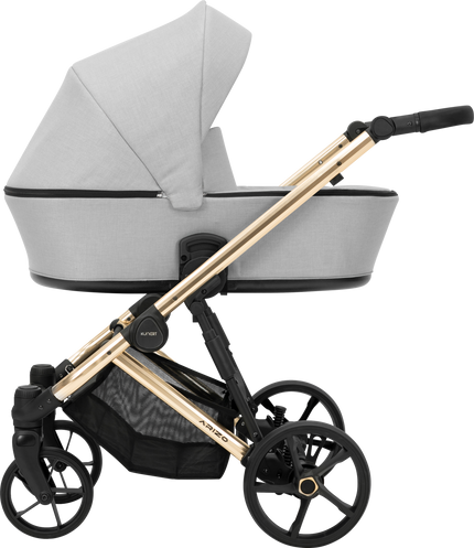 Kunert ARIZO Stroller Grey Golden Frame