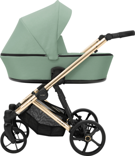 Kunert Stroller Arizo in Mint with Golden Frame 