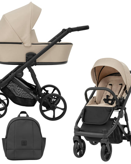 Kunert ARIZO Stroller Cream with Black Frame