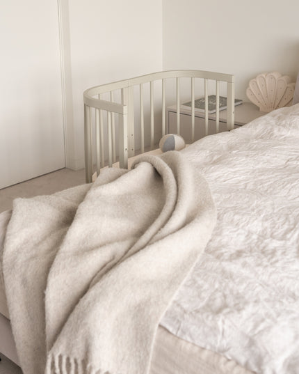 Scandinavian olive crib style