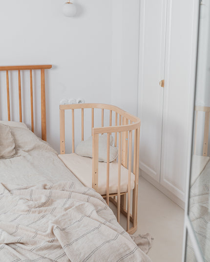 adjustable floor height crib