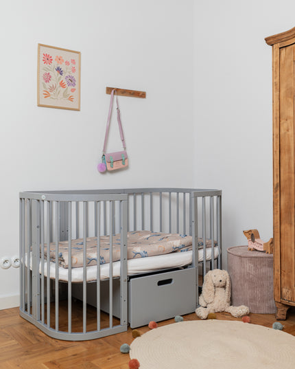 sofa crib setup
