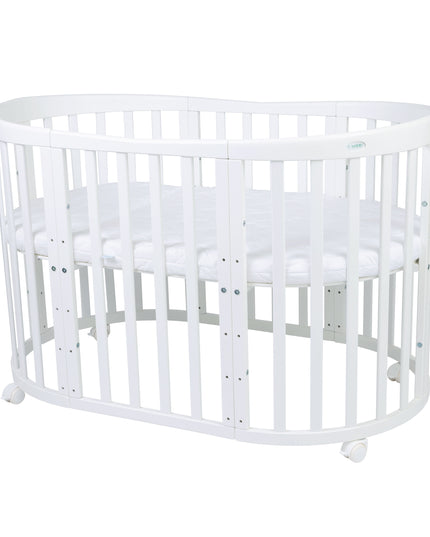 Waldin oval crib white