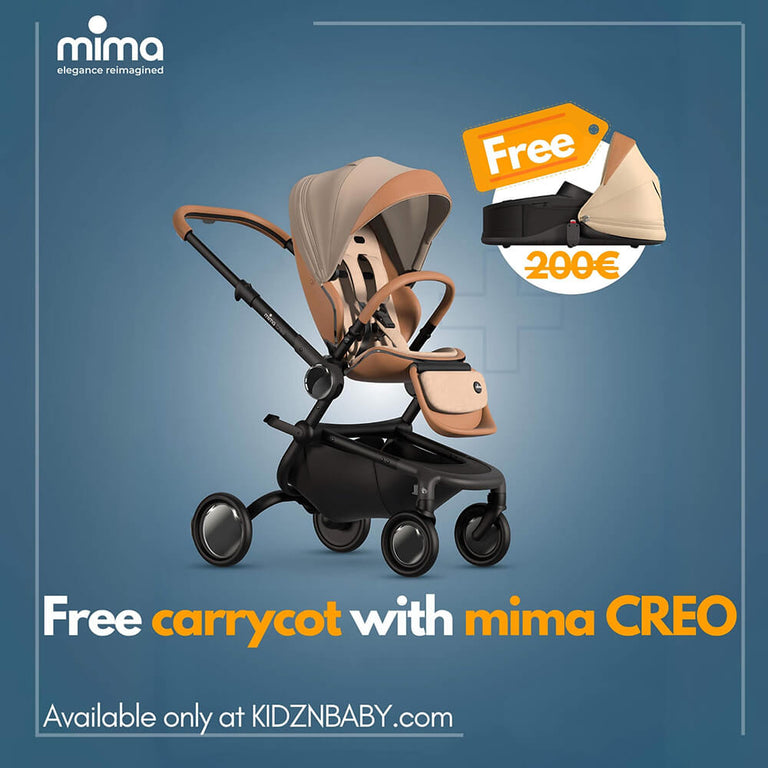 Free Carrycot with MIMA Creo stroller only at KIDZNBABY