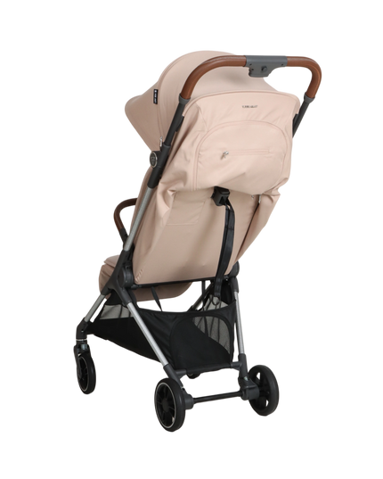Travel stroller with backpack