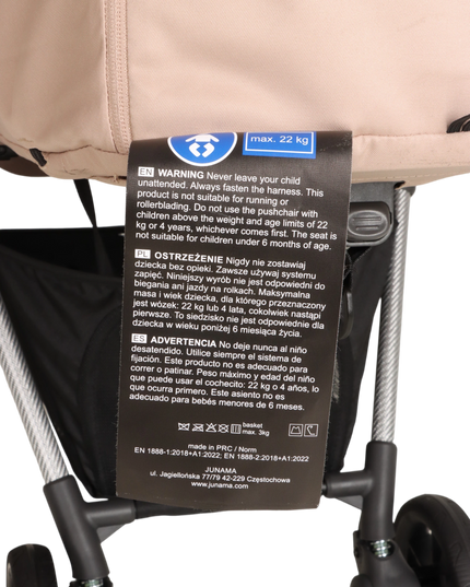 Five point harness stroller