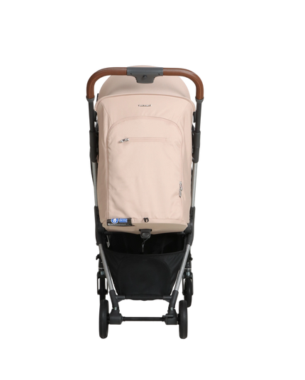 Stroller with wind protection