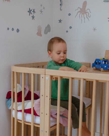 Scandinavian style baby bed
