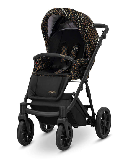 Kunert Ivento Stroller Color: Ivento Black Style Frame Color: Golden Frame Combo: 2 IN 1 KIDZNBABY