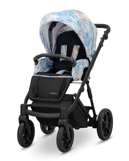 Kunert Ivento Stroller Color: Ivento Pastel Grass Frame Color: Black Frame Combo: 2 IN 1 KIDZNBABY