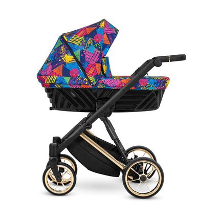 Kunert Ivento Stroller Color: Ivento Colors Impresion Frame Color: Golden Frame Combo: 2 IN 1 KIDZNBABY