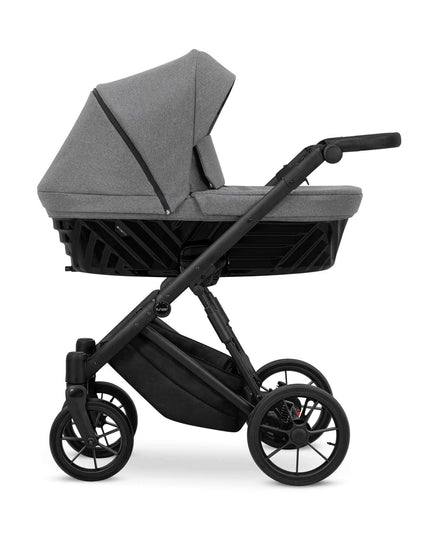 Kunert Ivento Stroller Color: Ivento Deep Graphite Frame Color: Black Frame Combo: 2 IN 1 KIDZNBABY