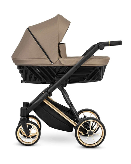 Kunert Ivento Stroller Color: Ivento Caramel Macchiato Frame Color: Golden Frame Combo: 2 IN 1 KIDZNBABY