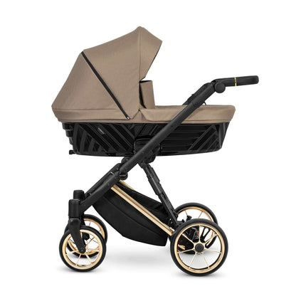 Kunert Ivento Stroller Color: Ivento Caramel Macchiato Frame Color: Golden Frame Combo: 2 IN 1 KIDZNBABY