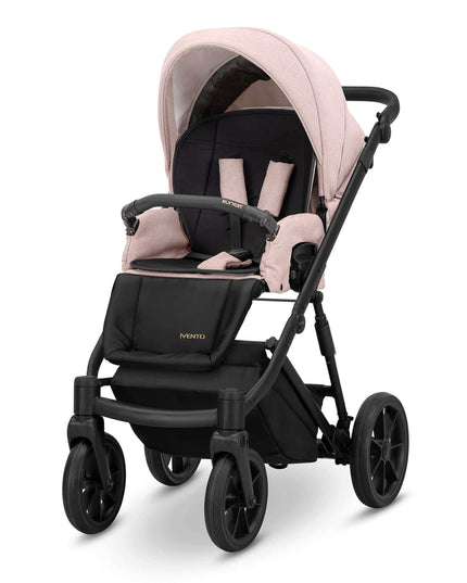 Kunert Ivento Stroller Color: Ivento Smoky Pink Frame Color: Black Frame Combo: 2 IN 1 KIDZNBABY