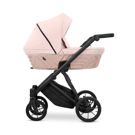 Kunert Ivento Stroller Color: Ivento Smoky Pink Frame Color: Black Frame Combo: 2 IN 1 KIDZNBABY