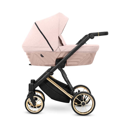 Kunert Ivento Stroller Color: Ivento Smoky Pink Frame Color: Golden Frame Combo: 2 IN 1 KIDZNBABY