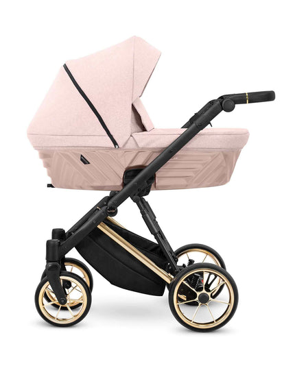 Kunert Ivento Stroller Color: Ivento Smoky Pink Frame Color: Golden Frame Combo: 2 IN 1 KIDZNBABY