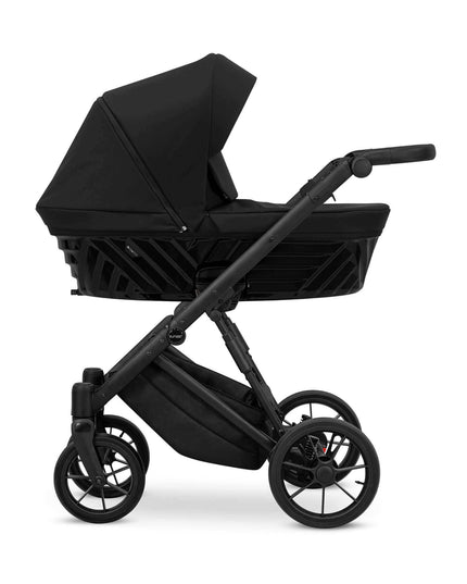 Kunert Ivento Stroller Color: Ivento Deep Black Frame Color: Black Frame Combo: 2 IN 1 KIDZNBABY