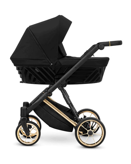 Kunert Ivento Stroller Color: Ivento Eco Black Pearl Frame Color: Golden Frame Combo: 2 IN 1 KIDZNBABY