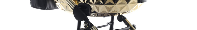Junama Diamond ENZO Stroller in Black and Gold