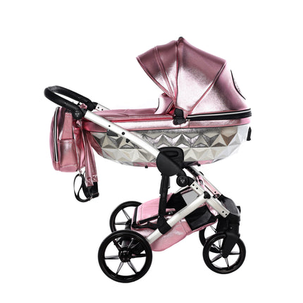 Junama Diamond Hand Craft GLOSSY Stroller Golden Pink