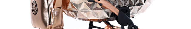 Junama Diamond Hand Craft GLOSSY Stroller Copper