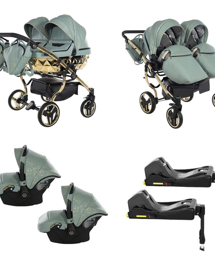 luxury double stroller Junama HEART DUO Stroller