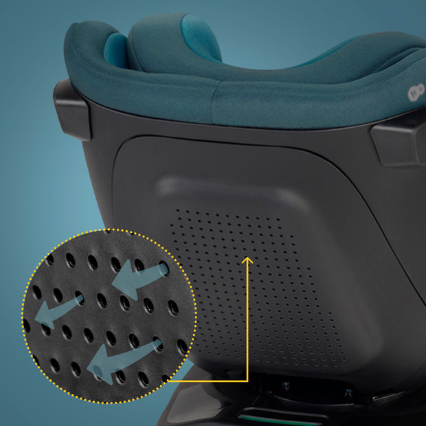 Kinderkraft Car Seat IGuard's ventilation system close-up