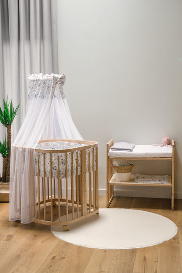Waldin 7in1 Baby crib with mattress - Natural wood Reviews
