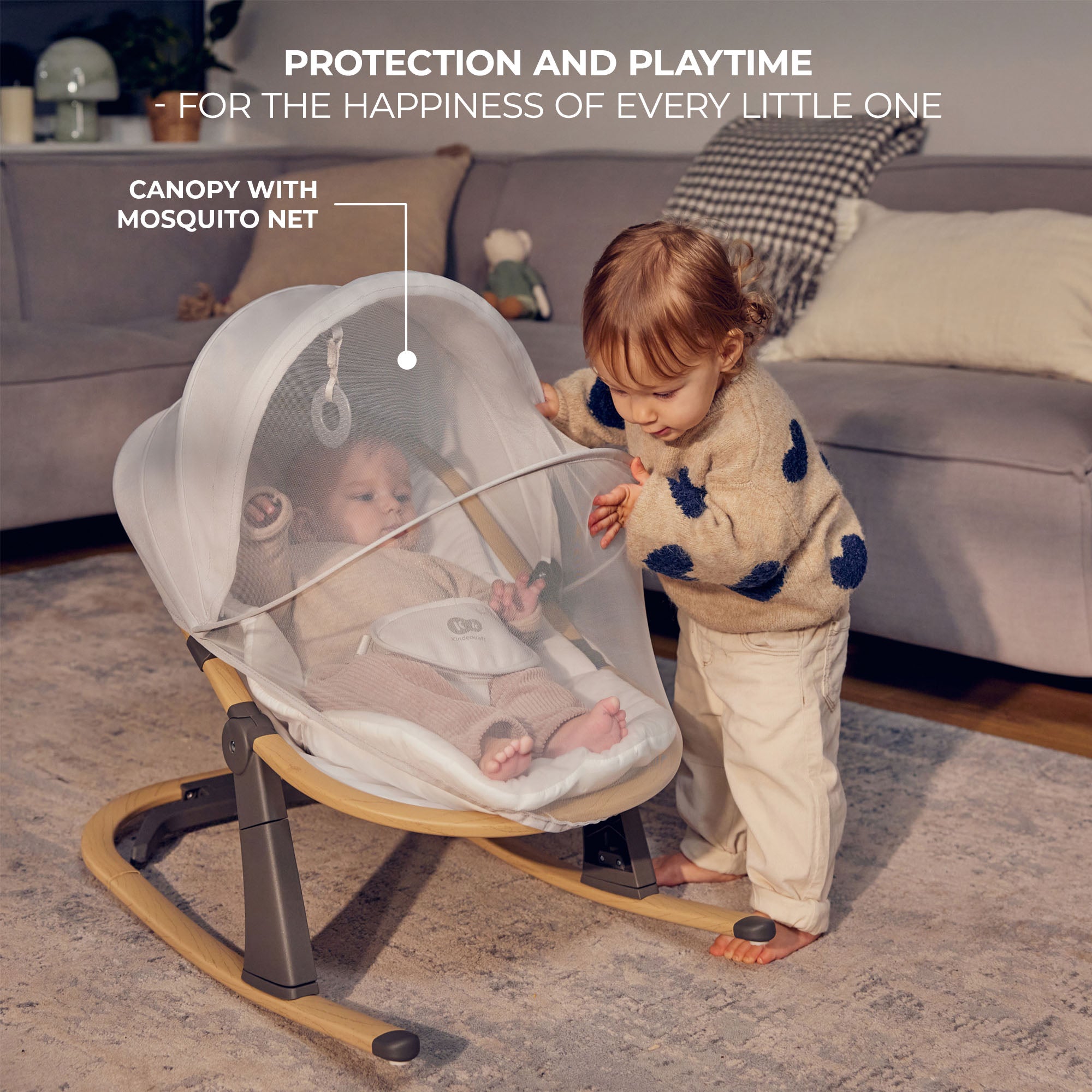 Kinderkraft ELSU Baby Bouncer - Main Image