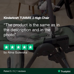 Kinderkraft TUMMIE 2 High Chair Review by Alina Gulevska