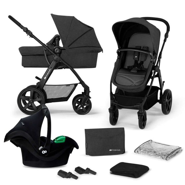 Kinderkraft Travel System MOOVCT in Black by KIDZNBABY