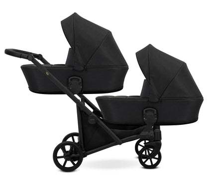 Kunert BRAV DUO Twin Stroller Black